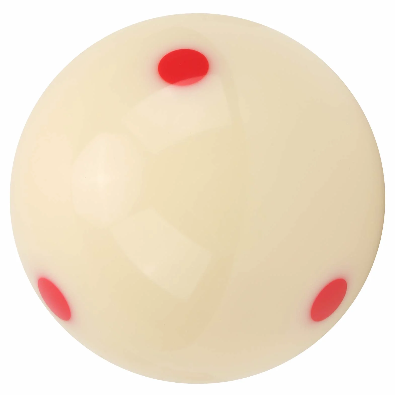 Keenso Piłki bilardowe 57,2 mm 2,3 cala Odporne na uderzenia kule z żywicy Twardość Dot-spot Cue Ball do treningu i zawodów (czerwona plama)