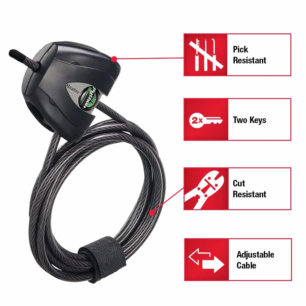 Master Lock 8417D Python Regulowany zamek kabla 6-Stopa