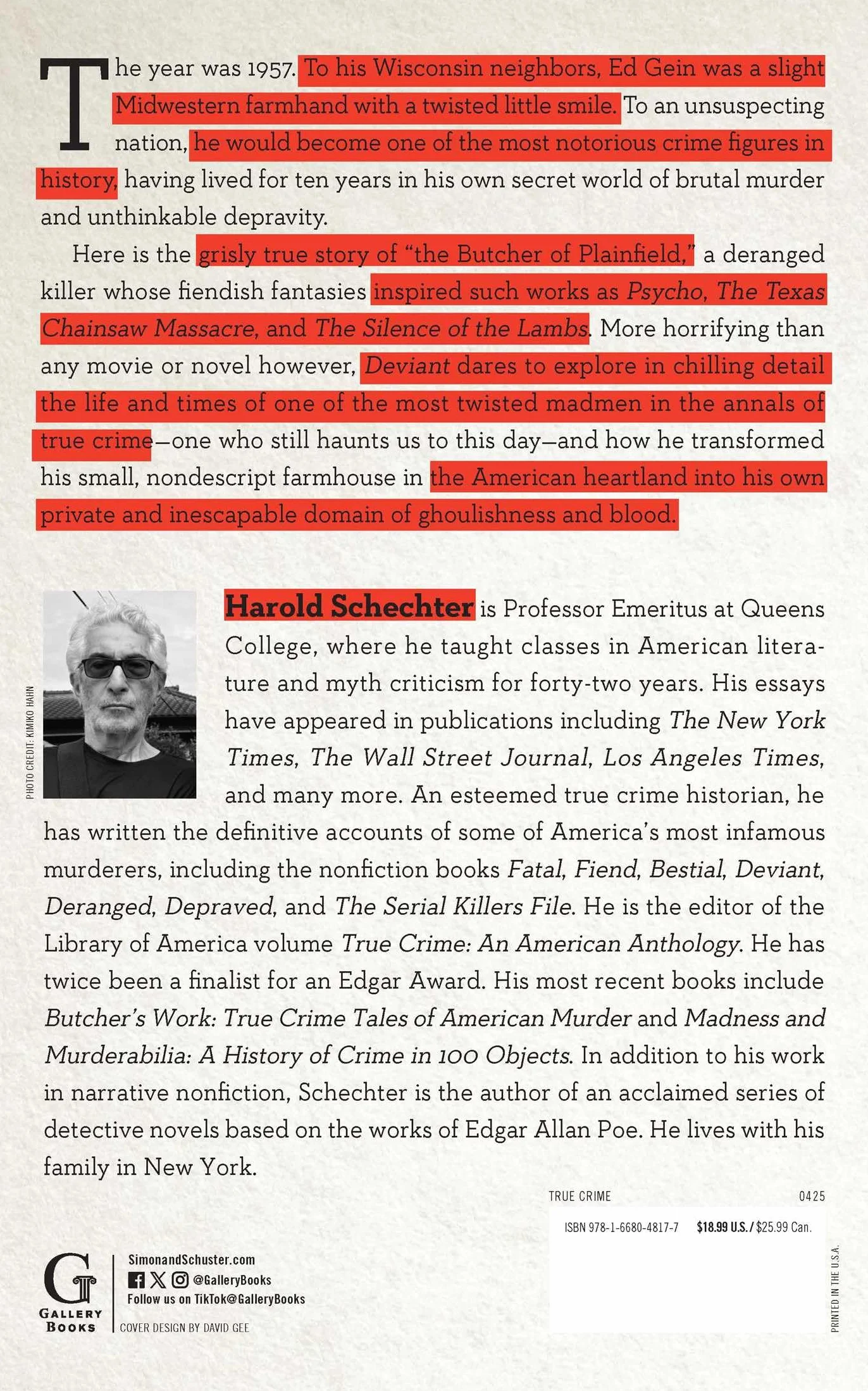 Deviant: The Shocking True Story of Ed Gein, the Original Psycho