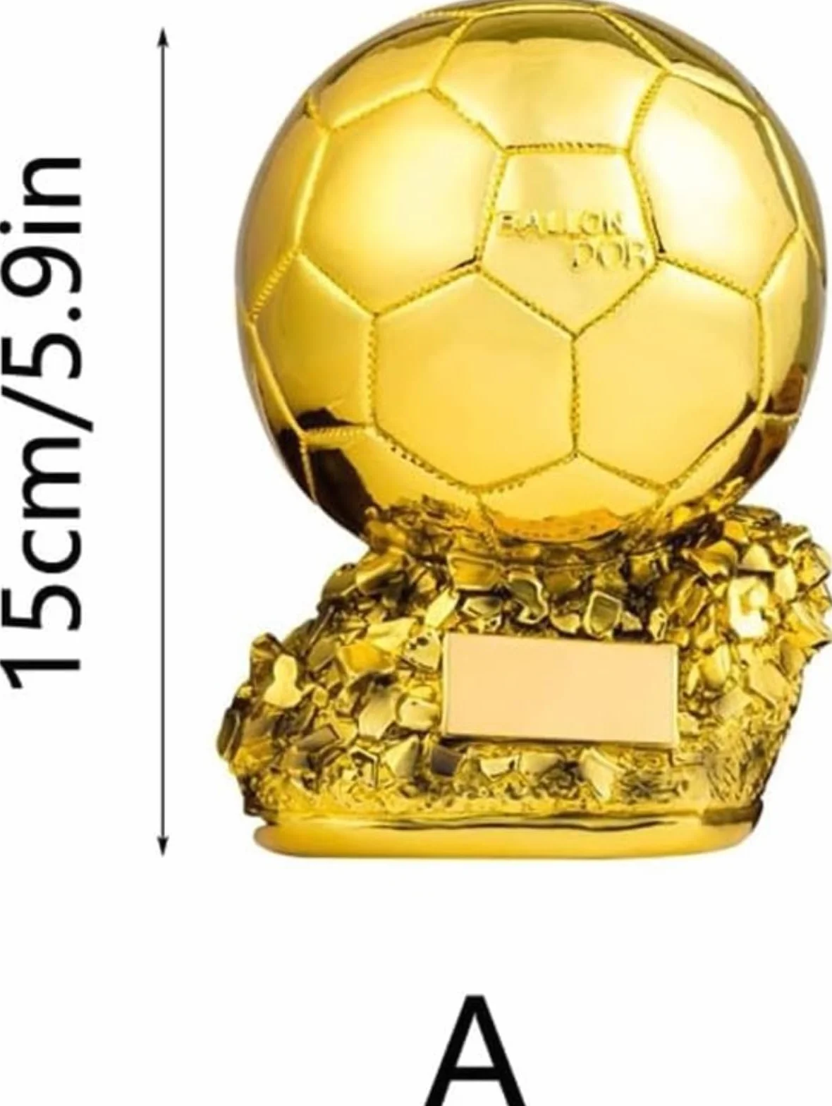 Złota piłka nożna trofeum mistrzostwa, nagroda strzelanki MVP dla najlepszego gracza świata, replika mistrzostw świata, rzemiosło żywiczne, pamiątki, | prezenty