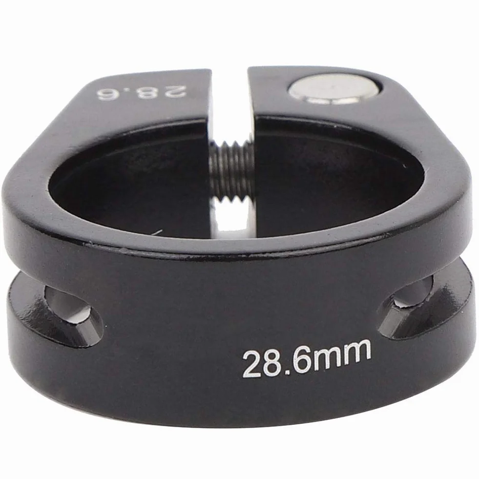 Zacisk do rur ycle 28,6 mm ze stopu aluminium rowerowy zamiennik czarny