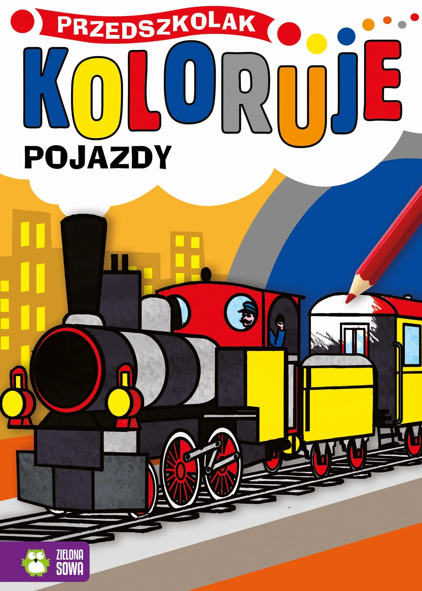PRZEDSZKOLAK KOLORUJE. POJAZDY