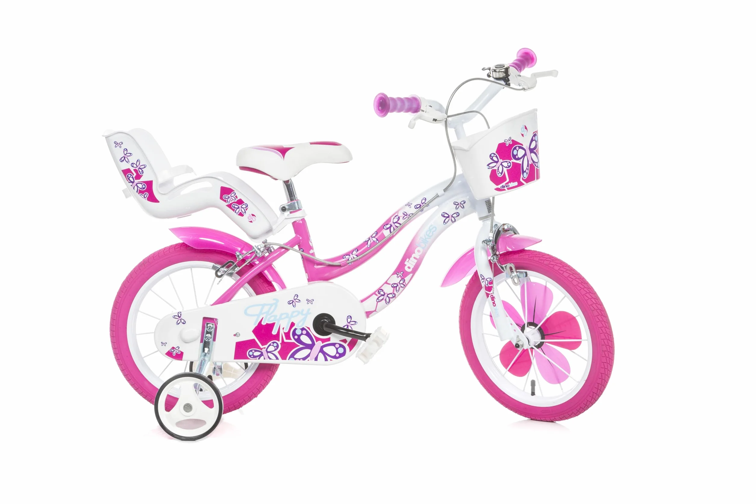DINO BIKES FLAPPY rower dziecięcy 16" odpowiedni dla dzieci o wzroście od 107 do 125 cm, numer art. 516 – 02