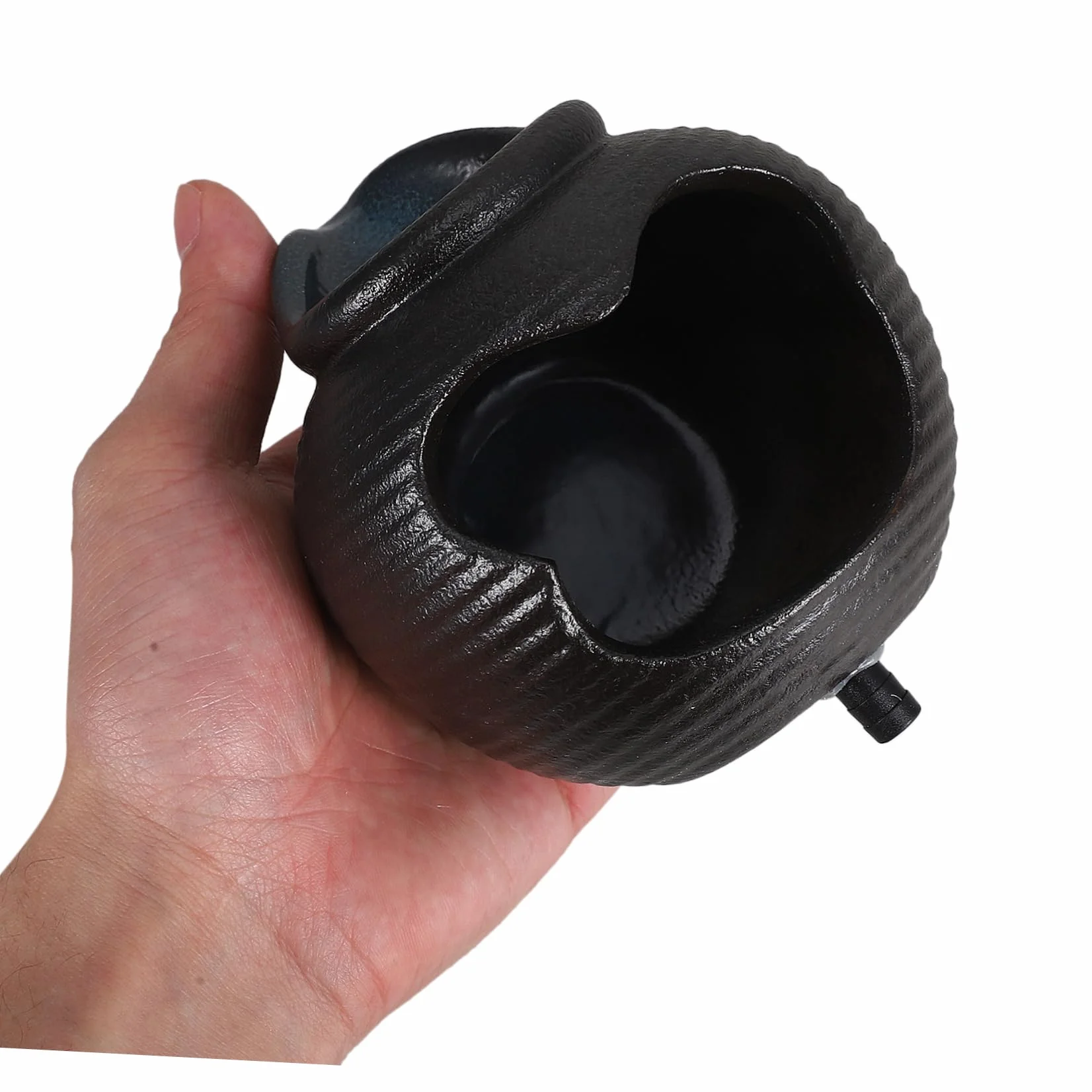 ERINGOGO Ceramiczny Dzbanek Wodospadowy Do Dekoracji Wewnętrznej i Zewnętrznej Fontanna Stołowa Do Hydroponicznych Roślin Ozdoba i Akwarium Poprawiająca Estetykę Przestrzeni