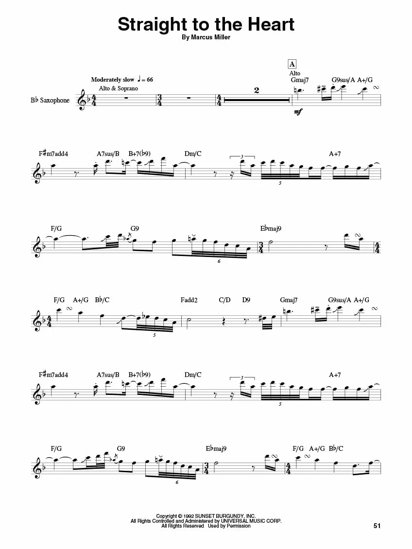 David Sanborn Saxophone Play-Along Volume 8 Book/Online Audio