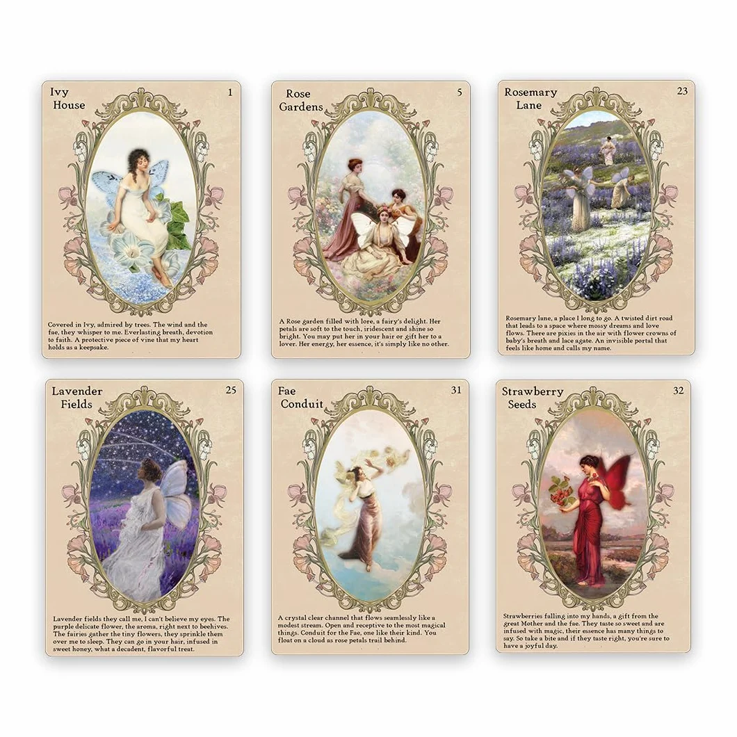 Sisters of the Fae: Explore the portals of the fae and fly into the earthly realms (33 Full-Color Cards and 80-Page Full-Color Guidebook)