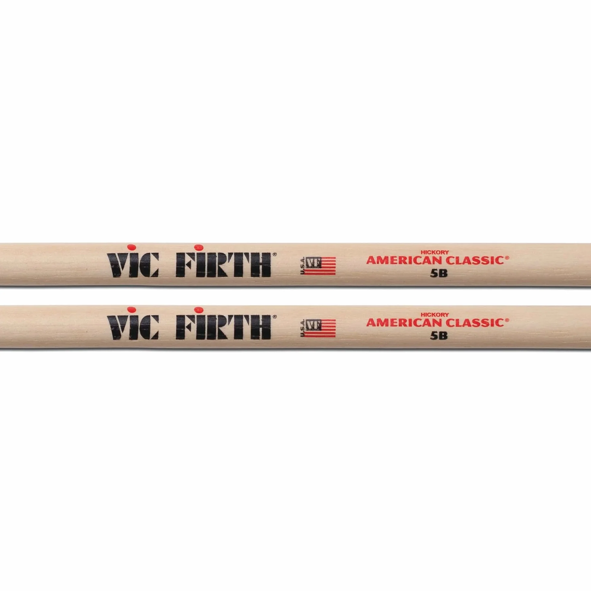 Vic Firth American Classic Series pałeczki do perkusji - 5B - American Hickory - drewniane tip - naturalny - 4 pary cennych