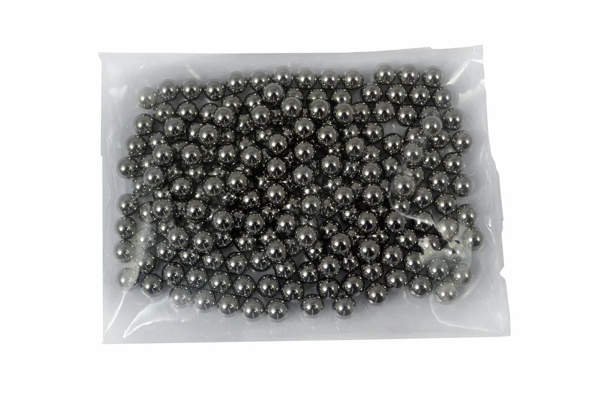 Kulki do airsoft 6 mm metalowe z połyskiem 100 sztuk amunicja
