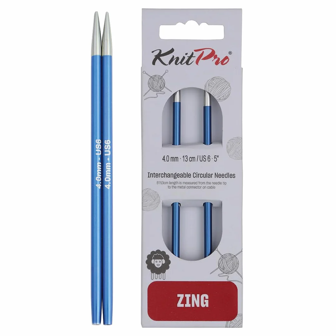 KnitPro Wymienne igły okrągłe Zing 5" (13 cm) | 4,00 mm