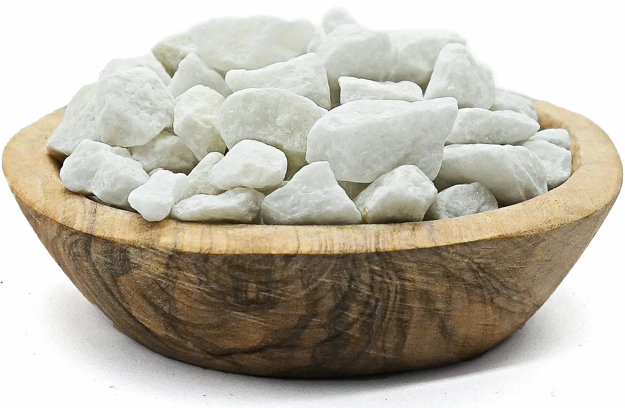 Kamienie Dekoracyjne 1,8 kg - Kamienie Doniczkowe - Białe Kamienie - Kamienie Dekoracyjne do Wazonów - Biały żwirek Doniczkowy (1,8 kg)