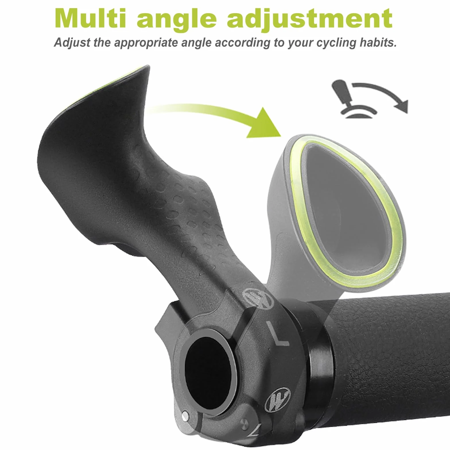 Ergonomiczne Uchwyty na Kierownicę Rowerową, Sportowe MTB (22 mm)
