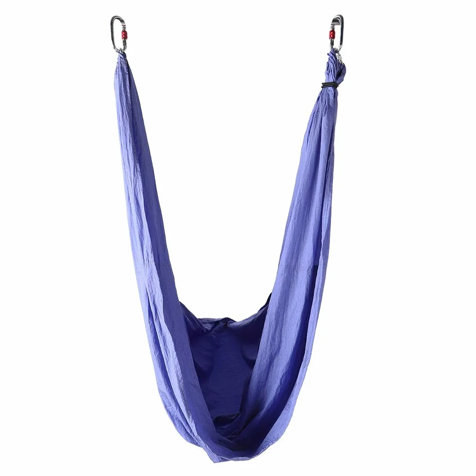 Inversion Swing Sling Yoga Hamak Powietrza Antygrawitacyjny Fitness Elegancki Fiolet