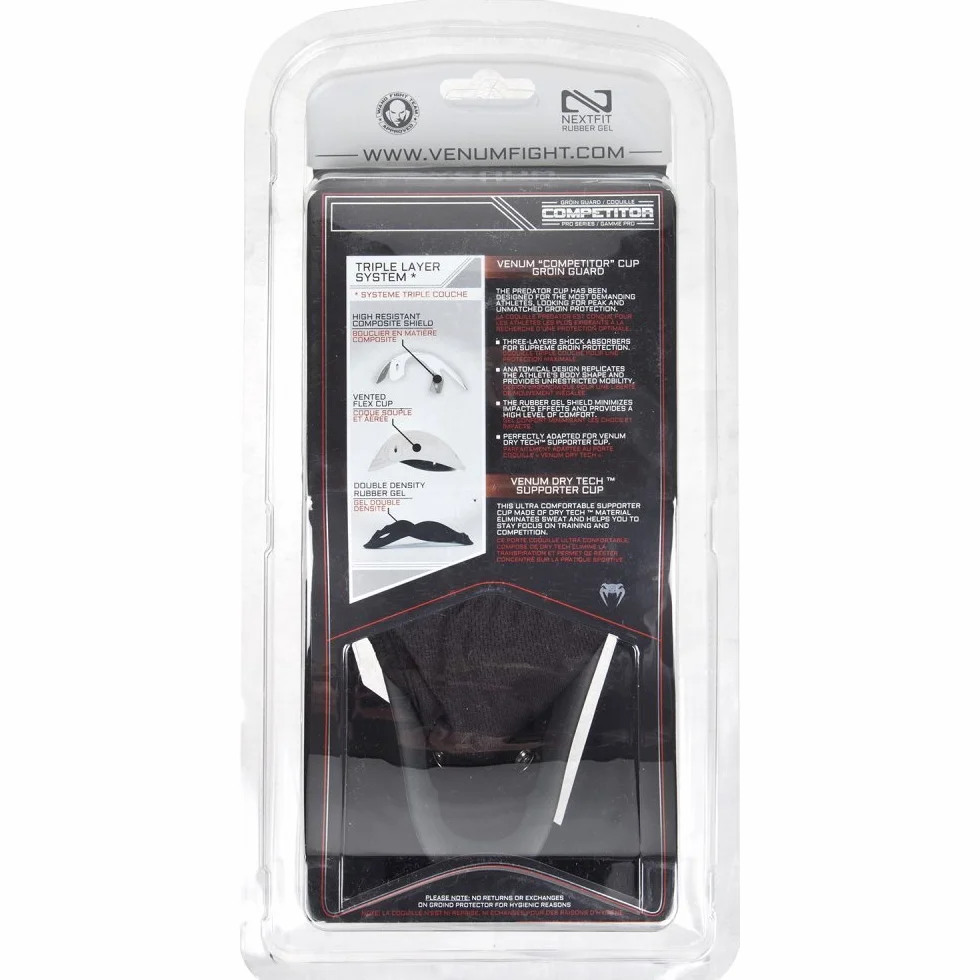 Venum Challenger Adult Groin Guard Silver Series