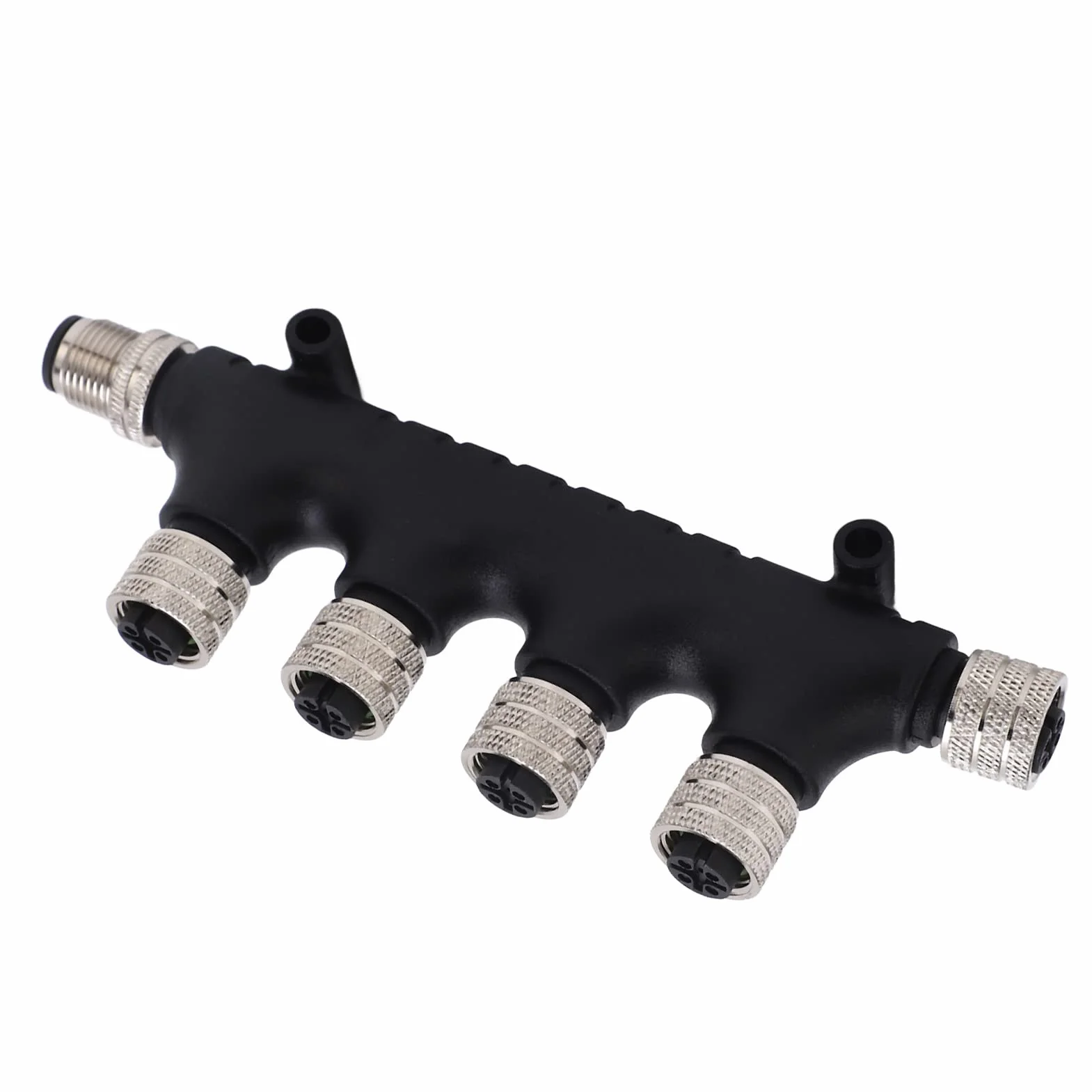 Złącze NMEA 2000 T 5-pinowe Wodoodporne Kable Szkieletowe IP67 4-portowy Wieloportowy Terminator Trójnikowy Morski GPS Akcesoria do Sieci Lowrance Elektronika łodzi