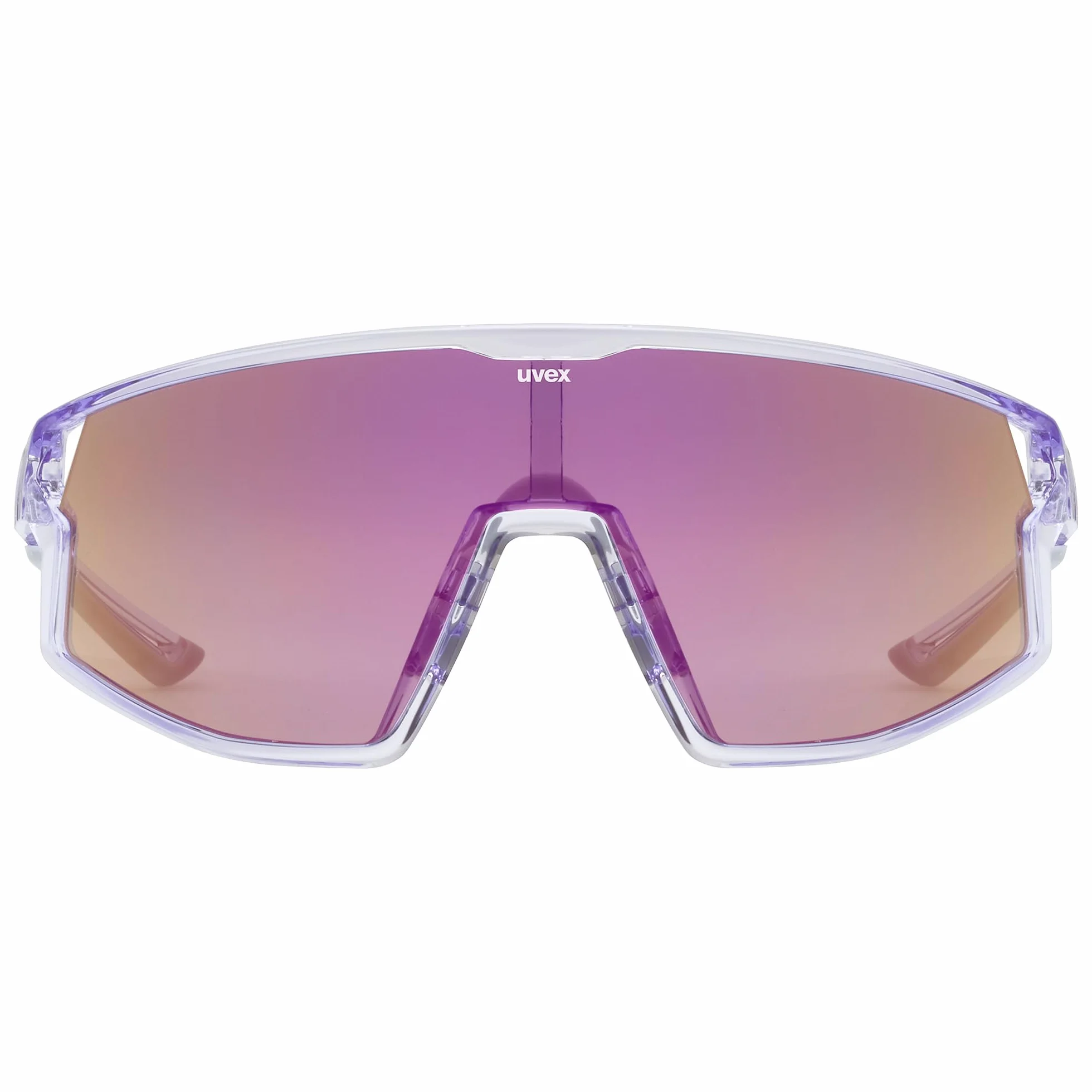 uvex Skyryse okulary sportowe transparent purple lavender mirror One Size