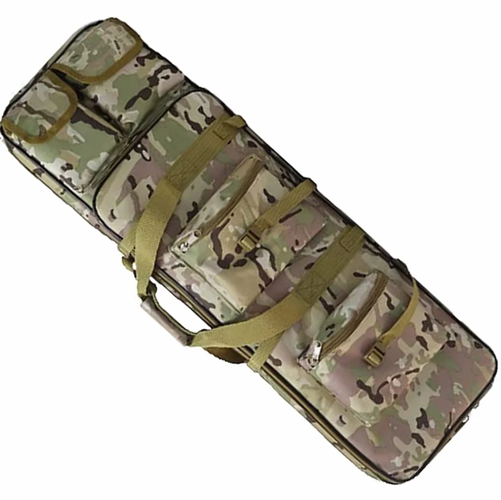 Futerał Na Broń Długi Taktyczna Torba Na Broń Strzelba Airsoft 32/38/46 Cali Z Paskiem Na Ramię I 4 Kieszeniami