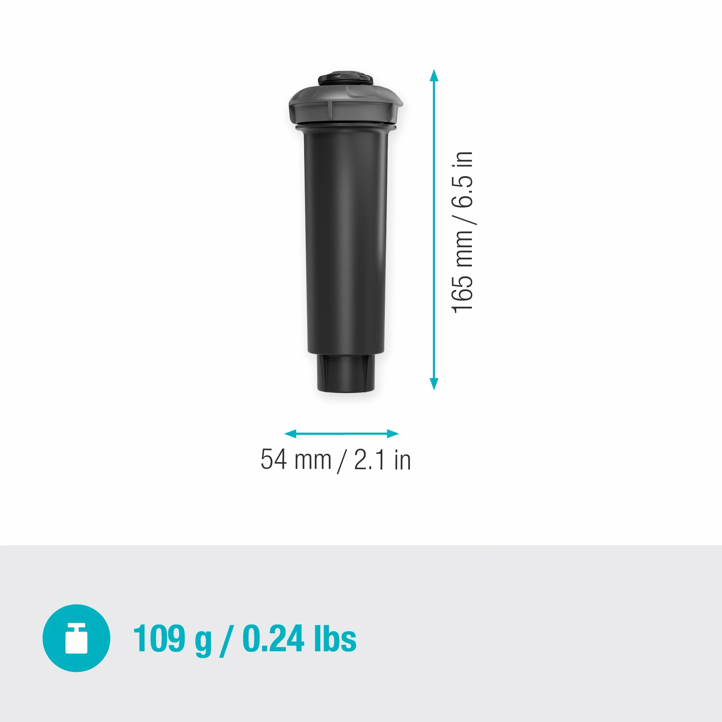 Gardena system tryskaczowy, wpuszczana deszczownica MD40: System nawadniania Pop Up do średniej wielkości trawników do 40 m², zasięg 2,5-3,5 m, z dyszą rot., gwint zewn. 3/4 cala (8231-20)