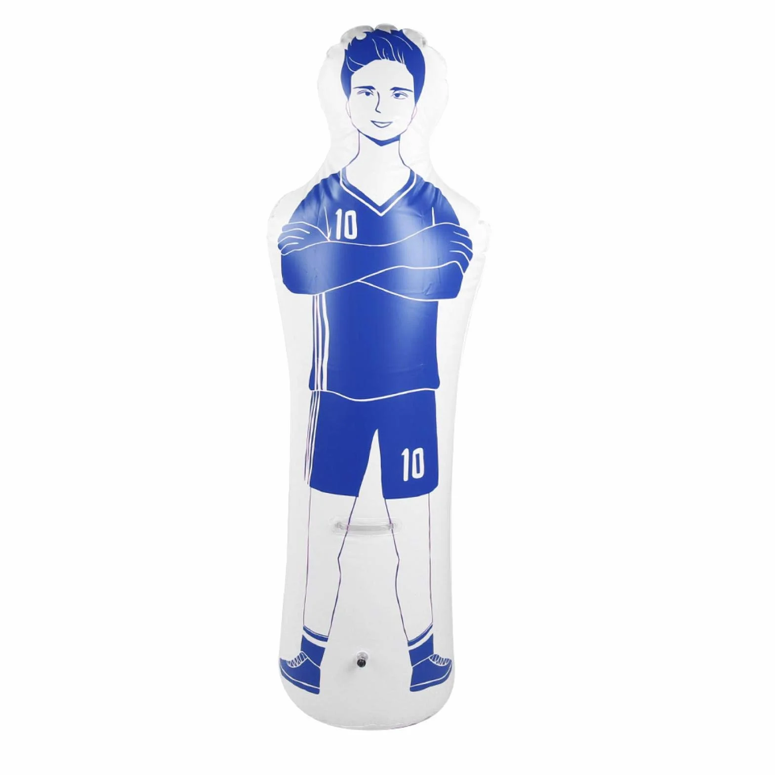 Bramka treningowa do piłki nożnej 160cm PVC Tumbler Manekin nadmuchiwany niebieski