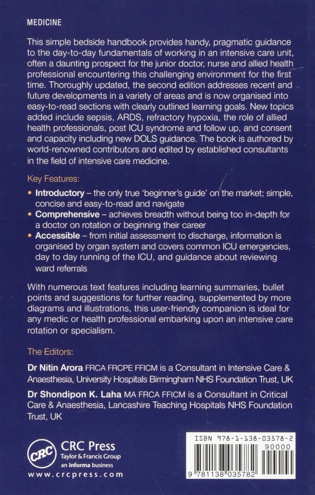 The Beginner's Guide to Intensive Care: A Handbook for Junior Doctors and Allied Professionals