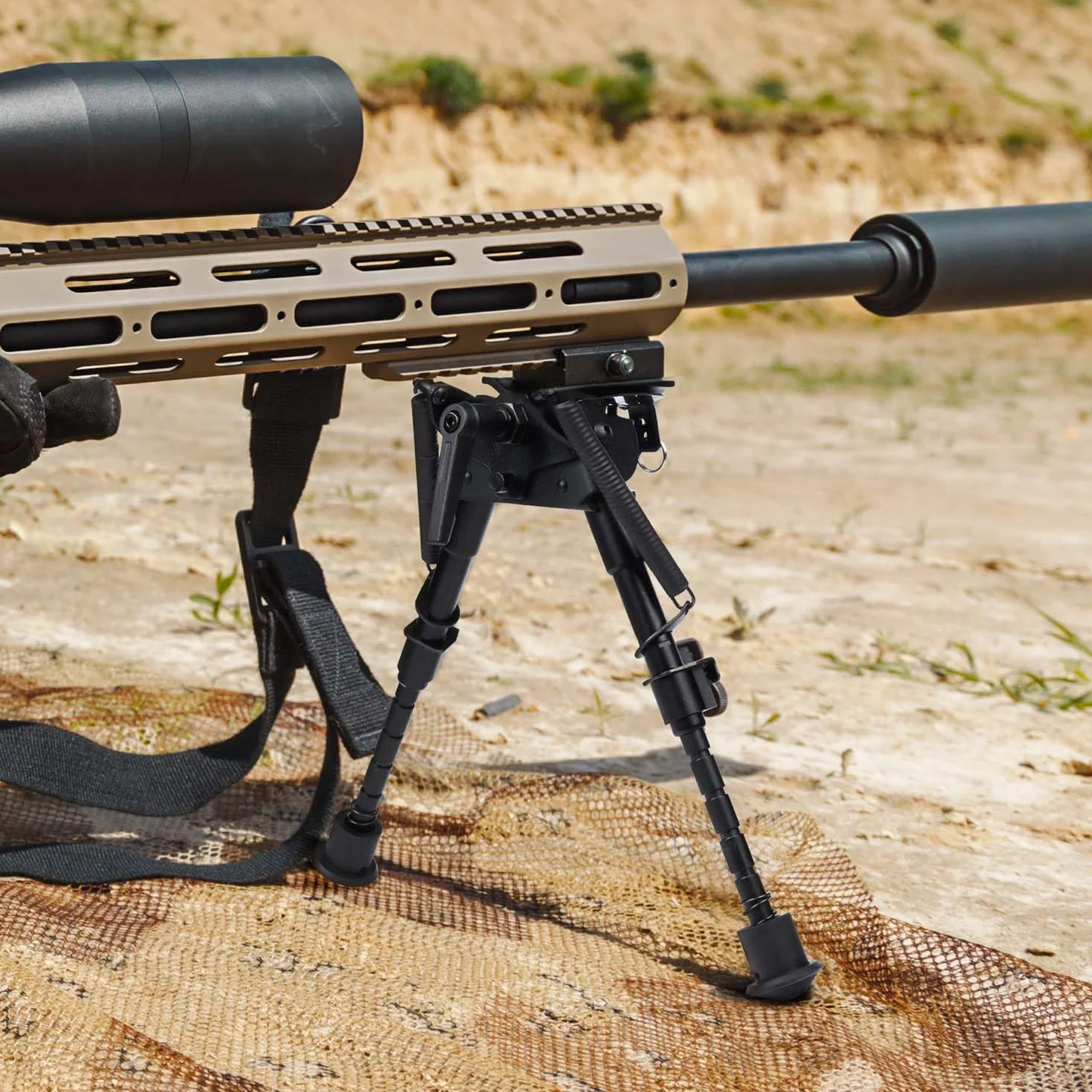 Feyachi Bipod karabinowy regulowany 6-9 cali Picatinny Weaver