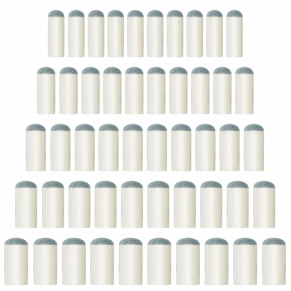 Końcówki bilardowe do bilardów, 50 sztuk zapasowych końcówek do bilardów bilardowych do basenu, 9 mm/10 mm/11 mm/12 mm/13 mm
