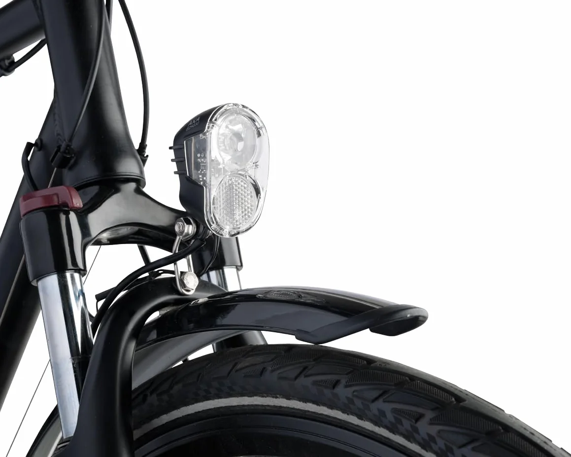 Axa Echo Lampa Rowerowa Czarny 10 x 5 x 3 cm