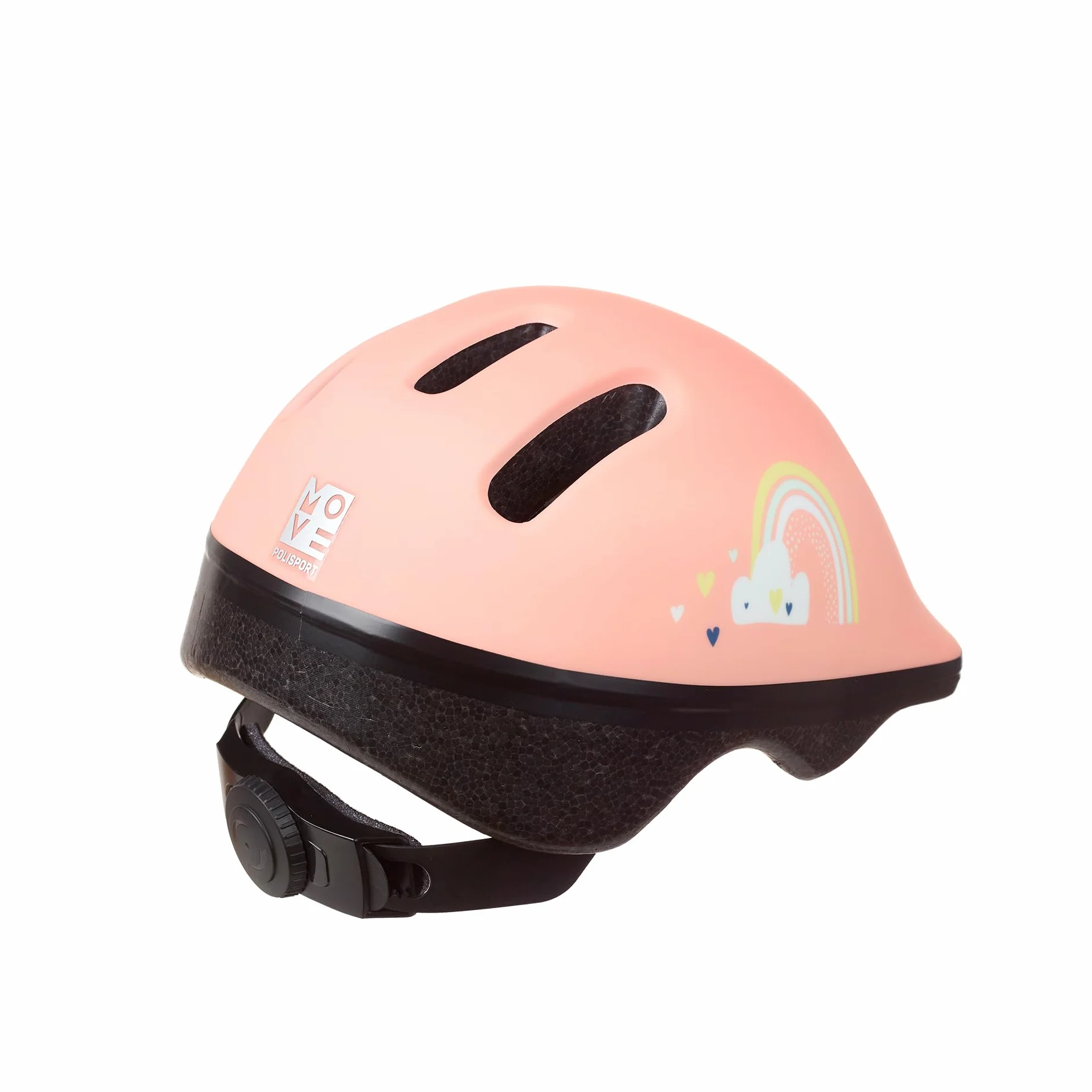 POLISPORT Kask rowerowy dla dzieci XXS Baby Fox Regulowany 44-48cm CE Pomarańczowy