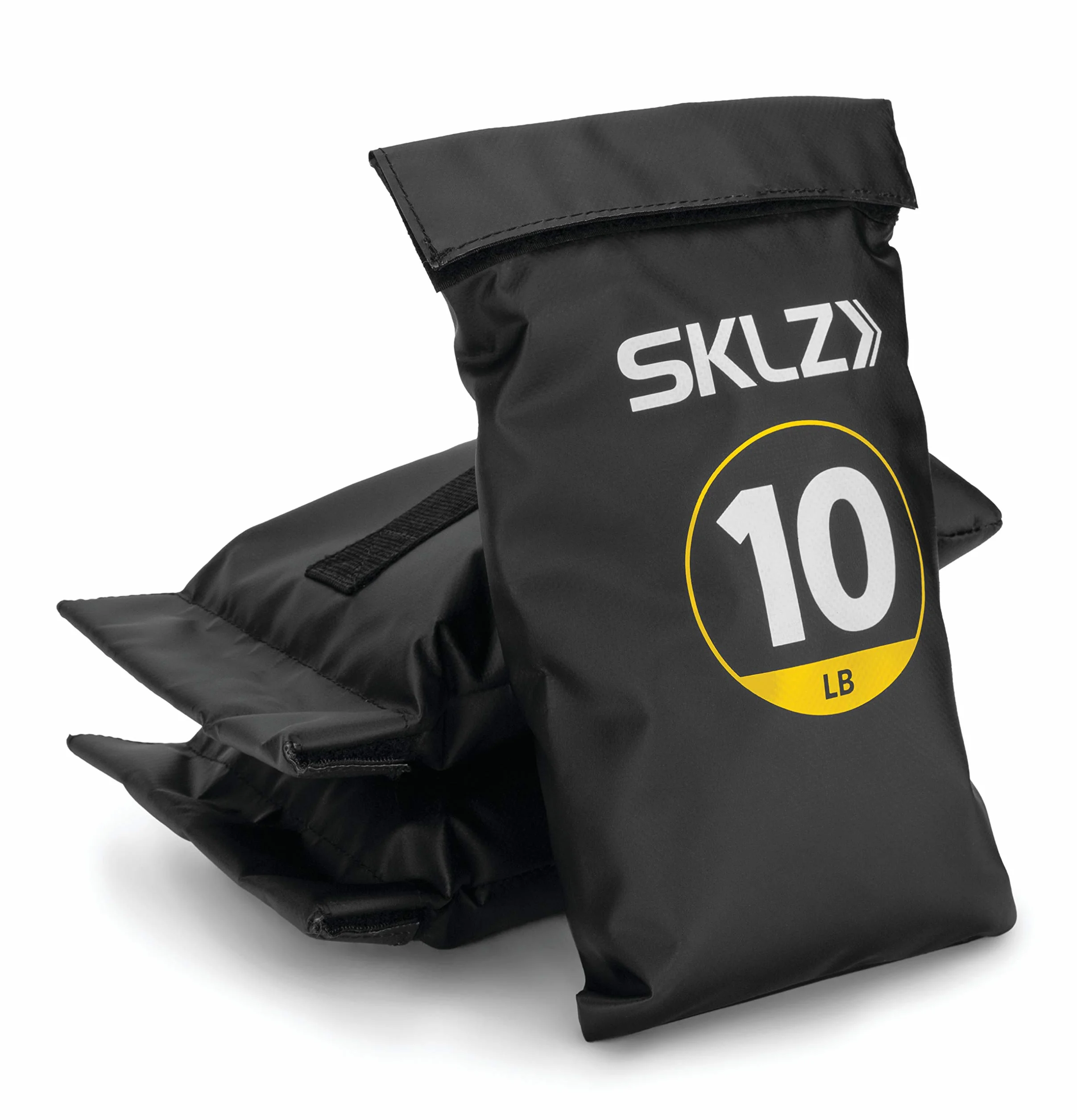 SKLZ Speed Sac, trenażer sanek o zmiennej wadze, sprzęt do treningu siłowego, regulowana smycz i pas biodrowy, czarny, 4,54-13,6 kg