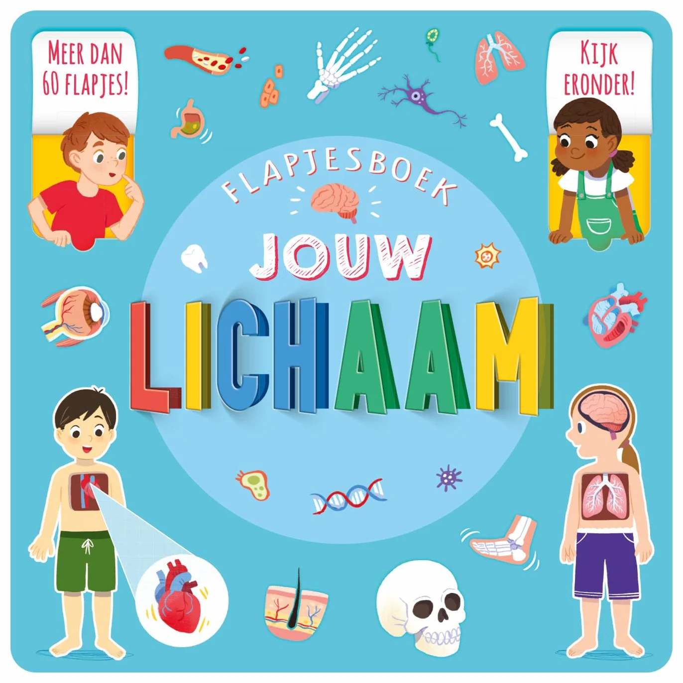 Flapjesboek Jouw lichaam: Meer dan 60 flapjes!