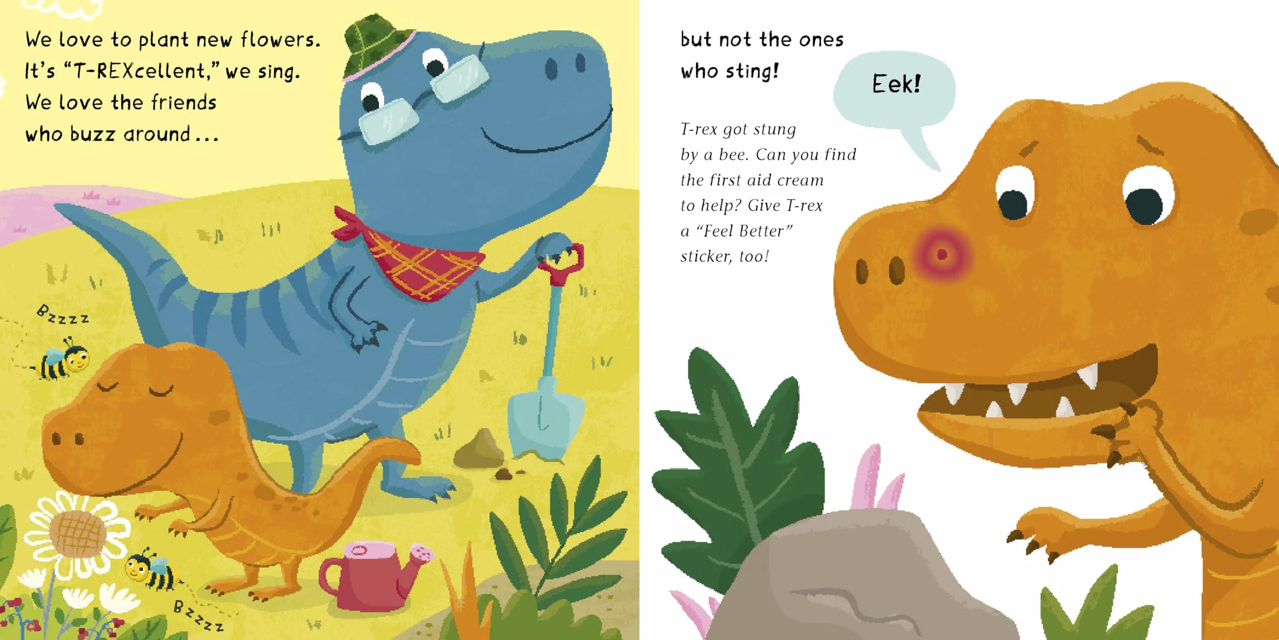 Little Dino Boo-Boos!: A book about bumps and sniffles