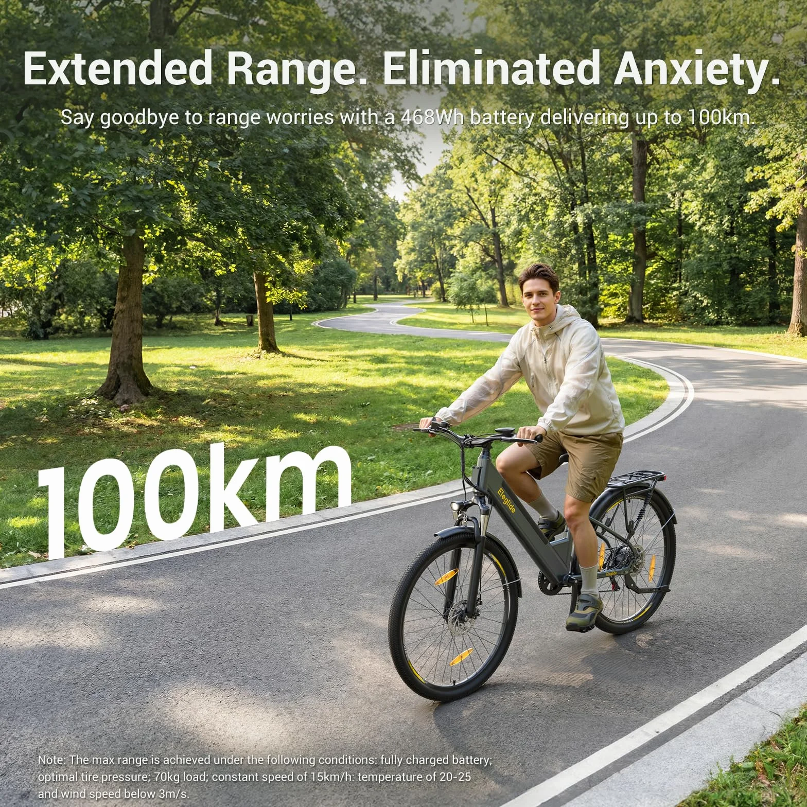 Eleglide Rower elektryczny T1 Step-Thru 13 Ah 27,5" 50 NM silnik momentu obrotowego 7-biegowy