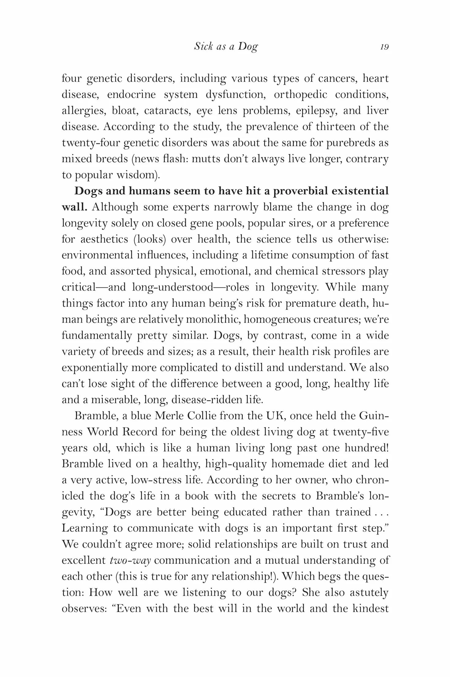 The Forever Dog: The New York Times and Sunday Times Bestselling Dog Care Guide