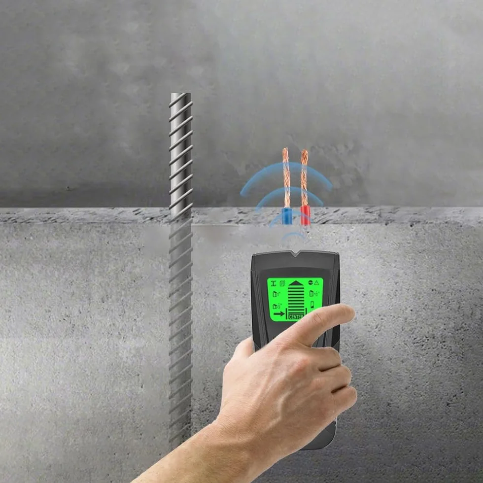 Skaner ścienny 3 w 1 wykrywacz metalu Znajdź metalowe drewniane kołki AC napięcie wykrywanie przewodu pod napięciem Electric Box Finder Detektor ścienny