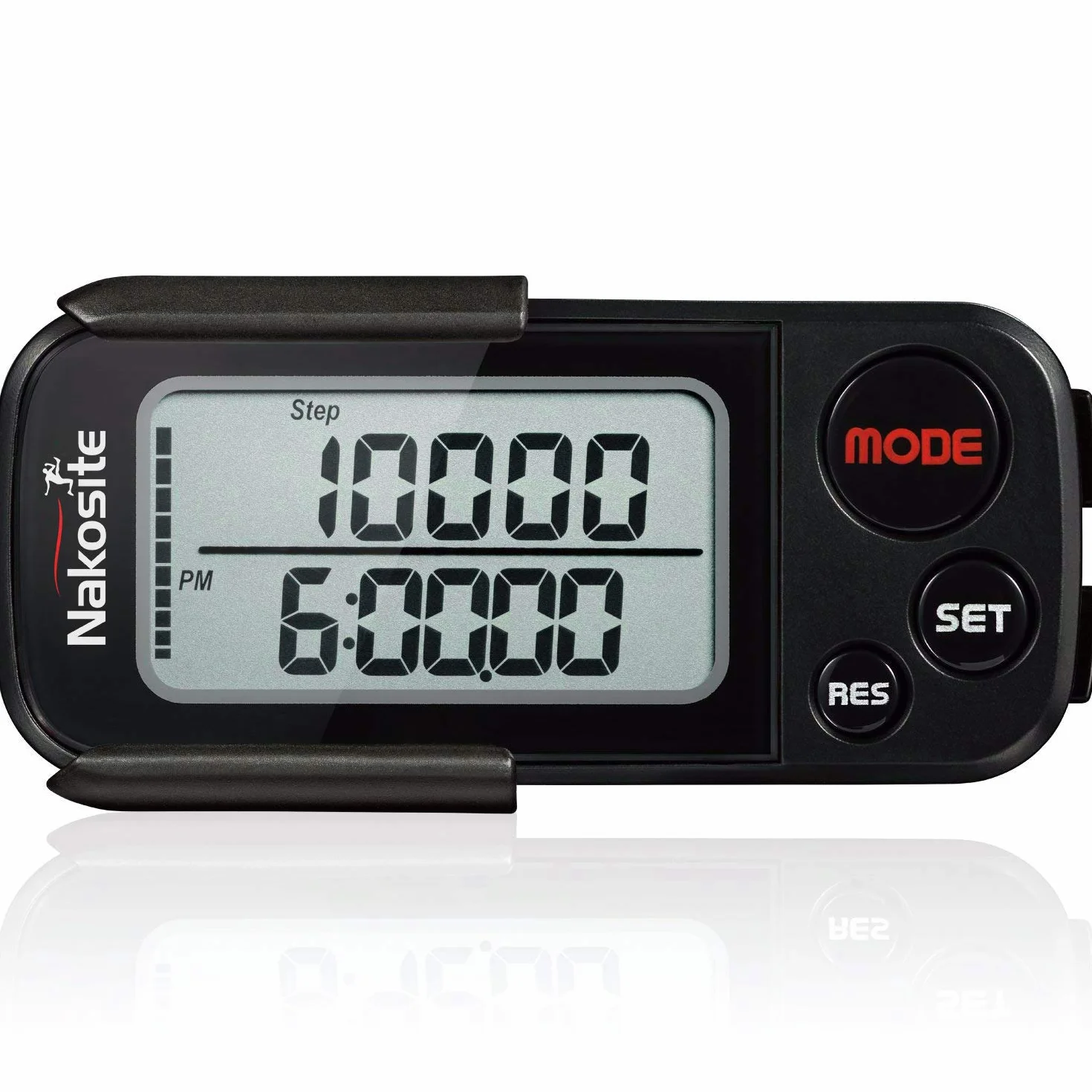 BPED 2433 3D krokomierz fitness tracker z klipsem i paskiem, monitor aktywności Bluetooth, licznik kalorii