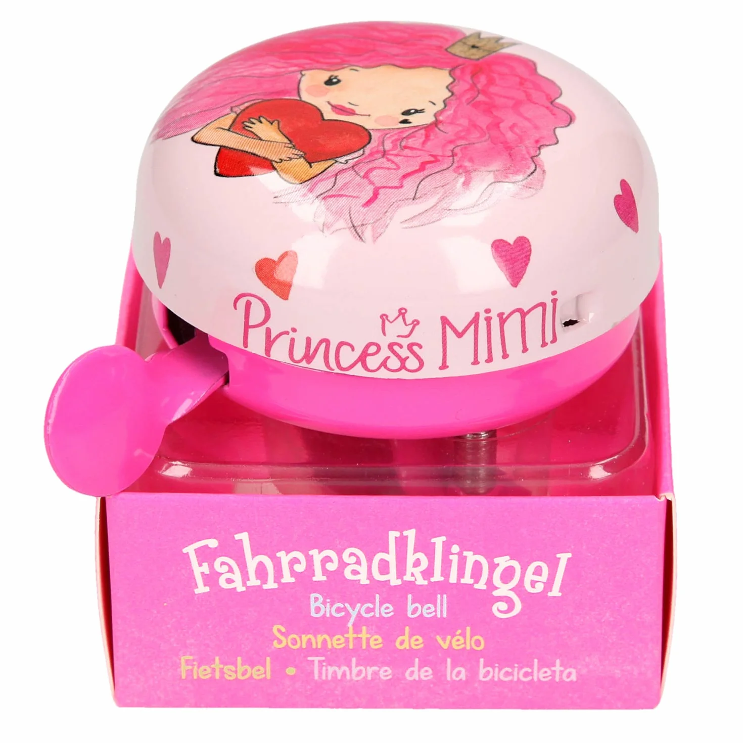 Depesche 6484 dzwonek rowerowy Princess Mimi, sortowany, kolorowy