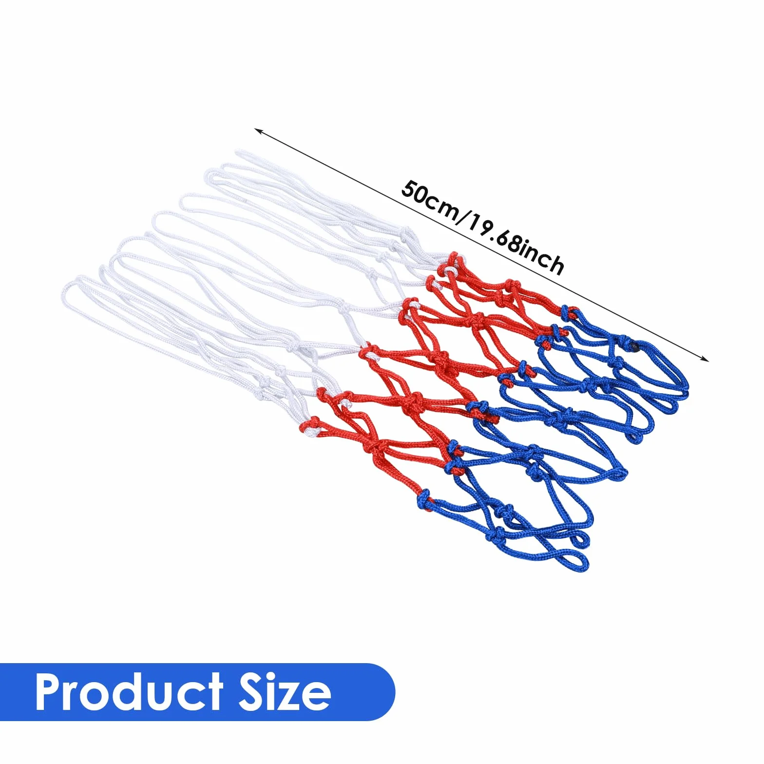 Obręcz do koszykówki Heavy Duty Net Basketball Nylon 2 sztuki