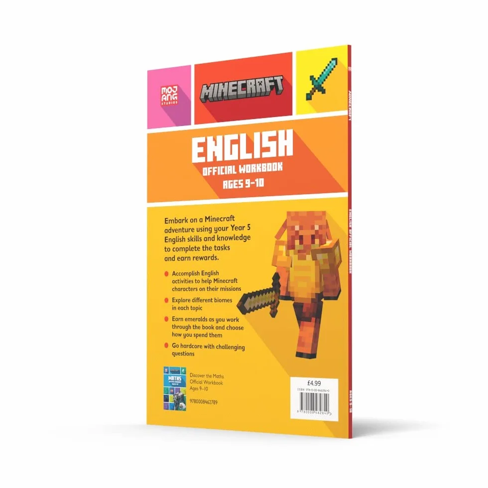 Minecraft English Ages 9-10: Official Workbook