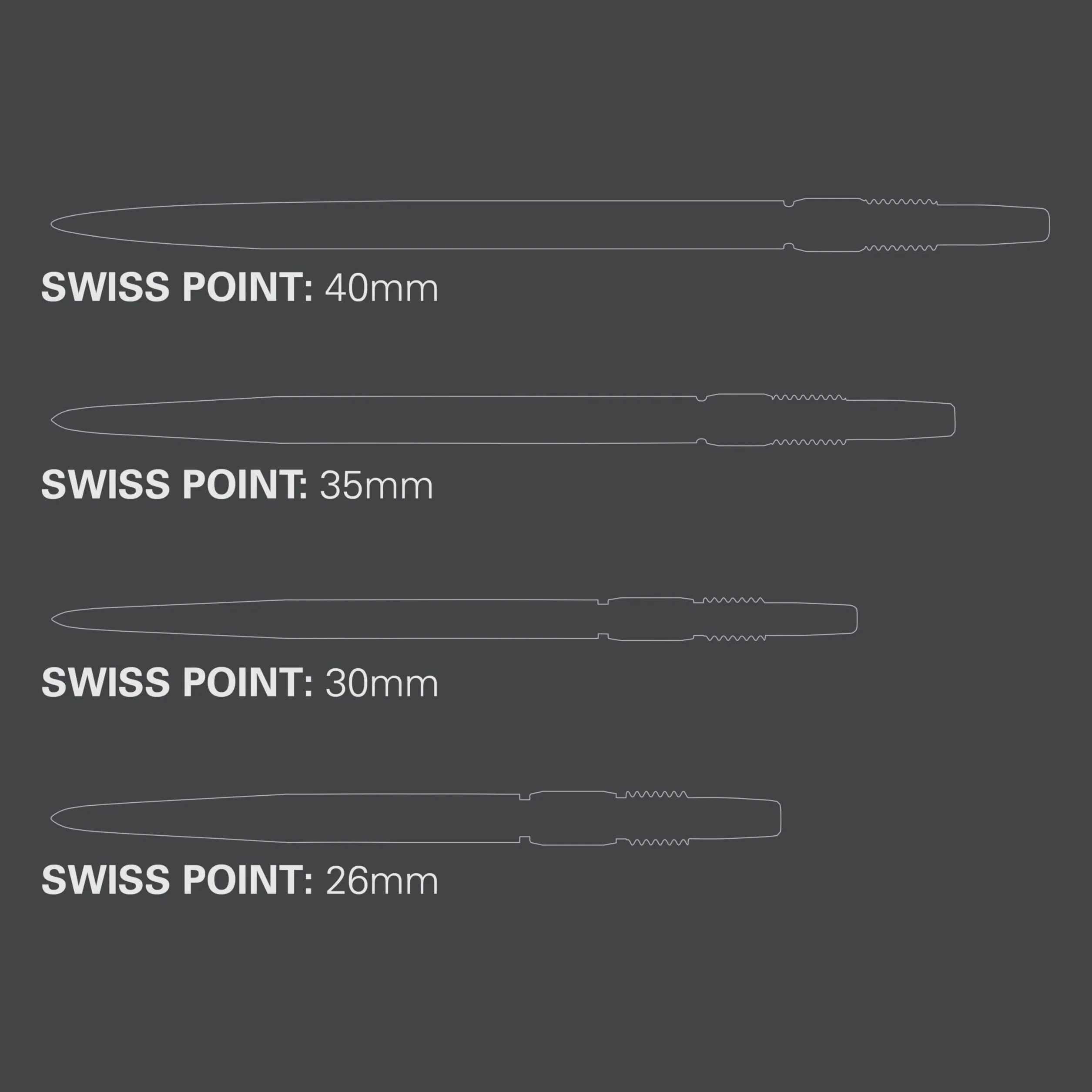 Target Darts Swiss Points Diamond Pro groty do darta zestaw 3 sztuk