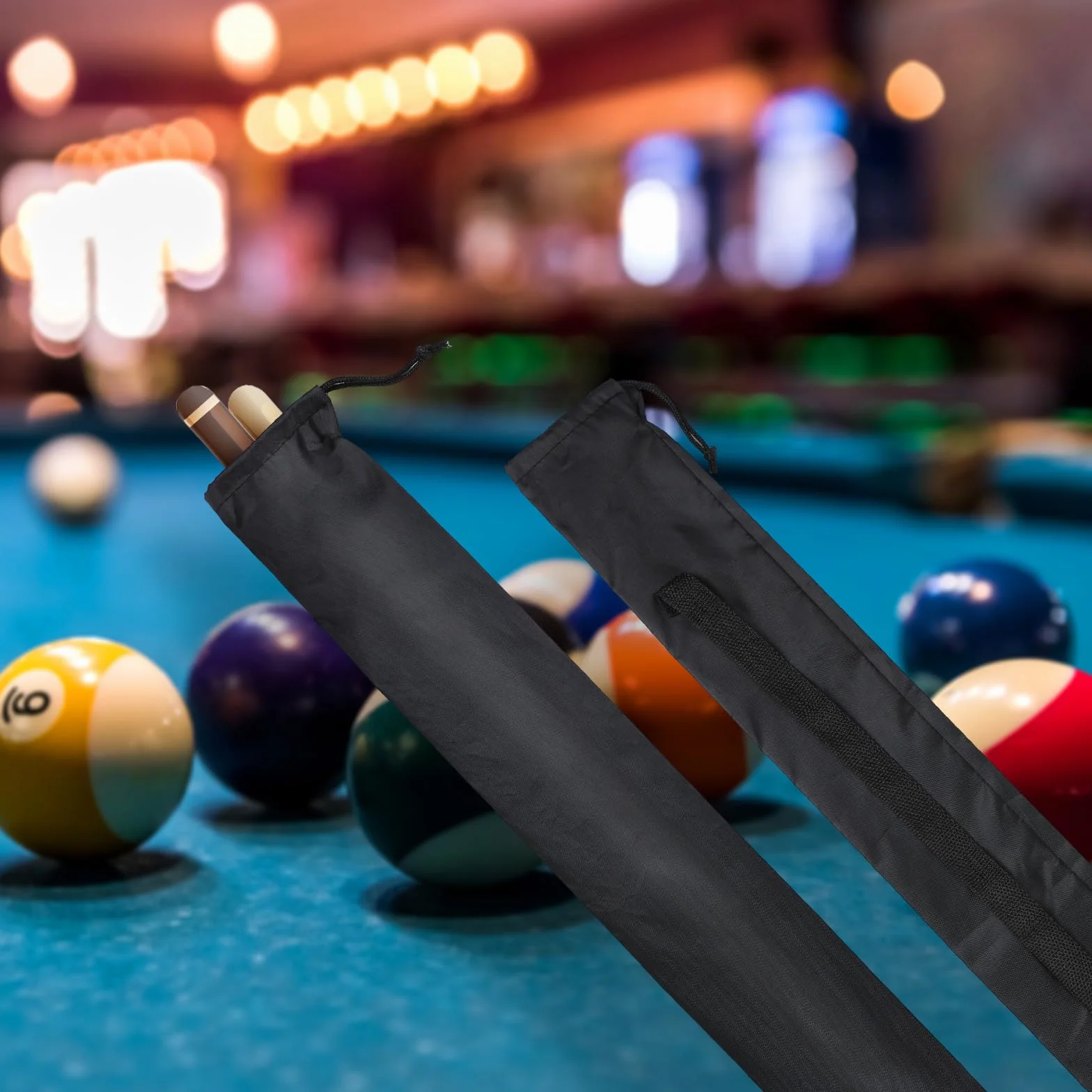 2 szt. etui na kije bilardowe, etui na kije bilardowe, torba na kije bilardowe, torba na kije bilardowe, torba do przechowywania snookera, etui na kije bilardowe, miękka torba na kije bilardowe,