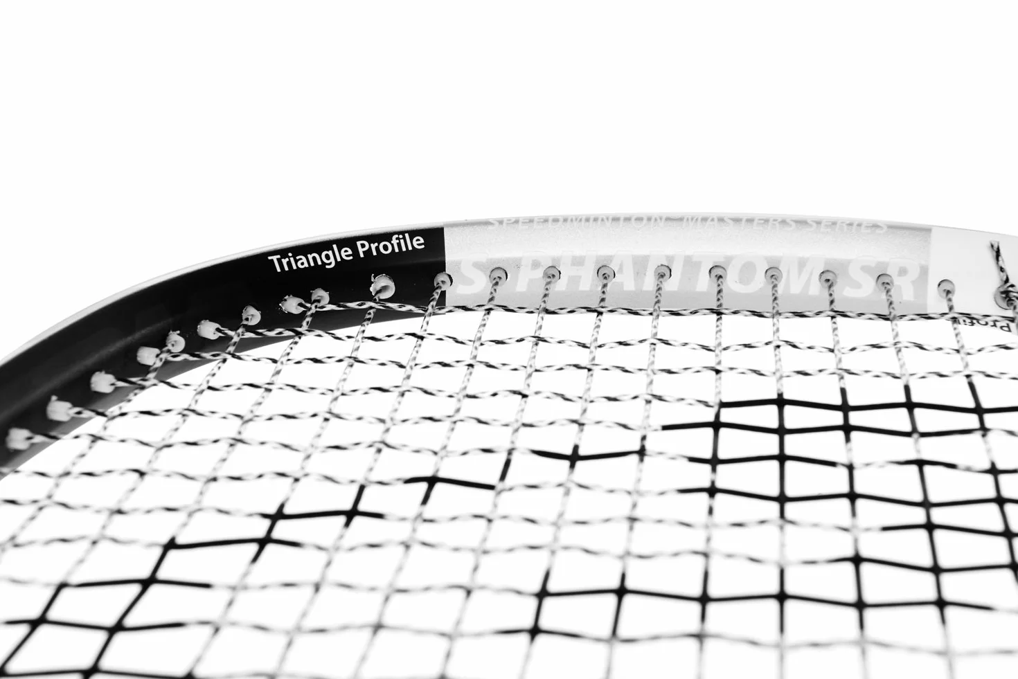 Speedminton® Racket Phantom, biały/czarny/srebrny