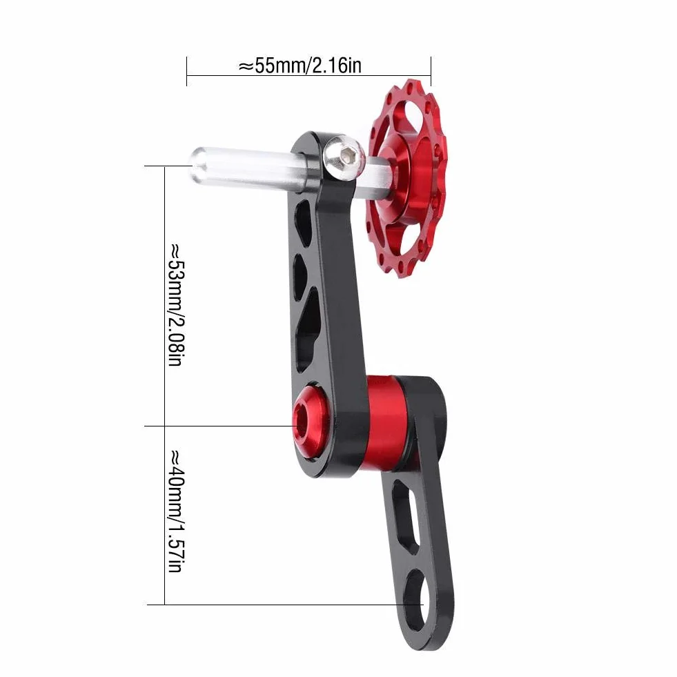 Single Speed Bike Regulator łańcucha Zipper Przerzutka Tylna Prowadnica łańcucha do Roweru Składanego
