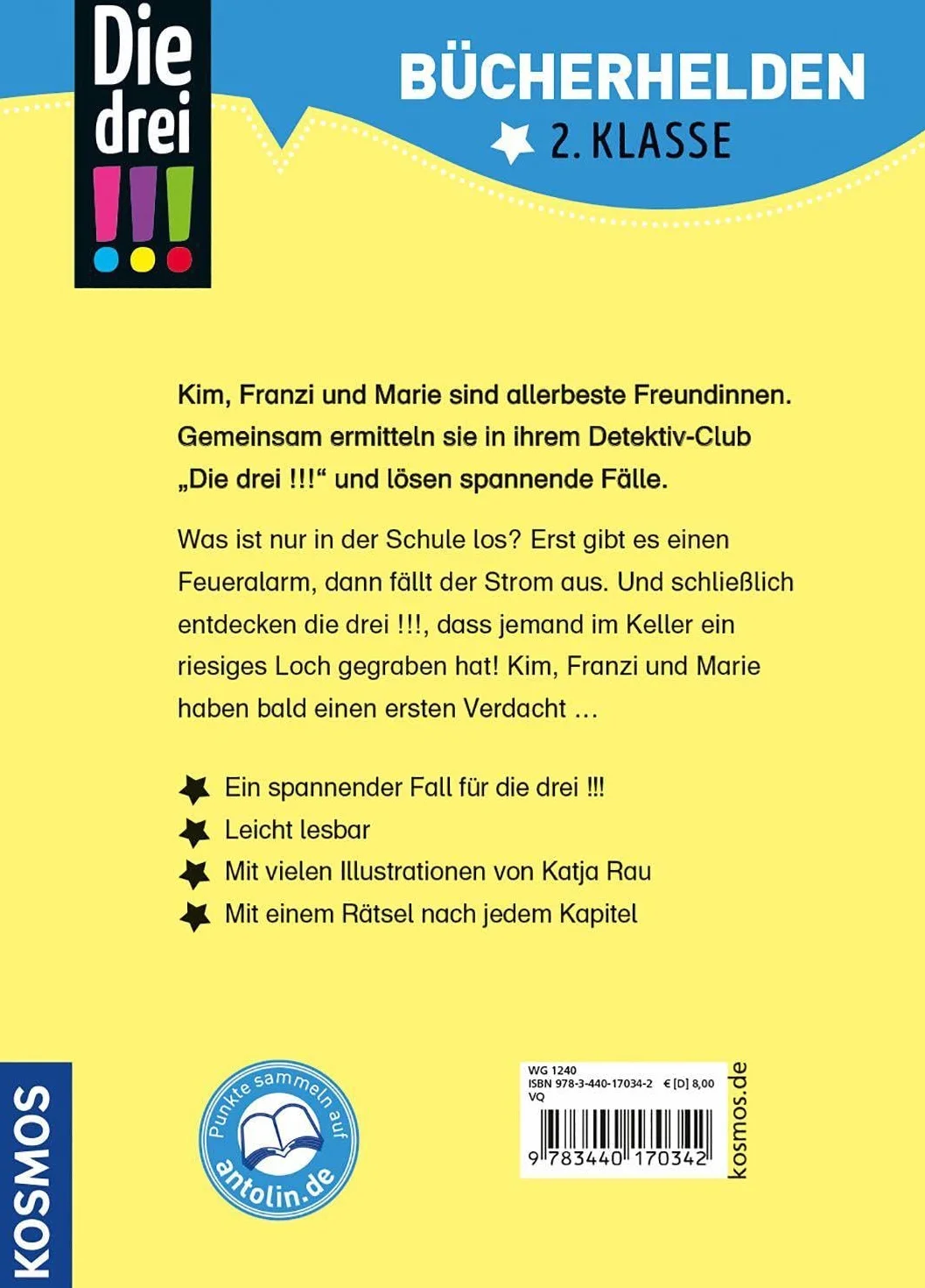Die drei !!!, Bücherhelden 2. Klasse, Alarm in der Schule: Erstleser Kinder ab 7 Jahre