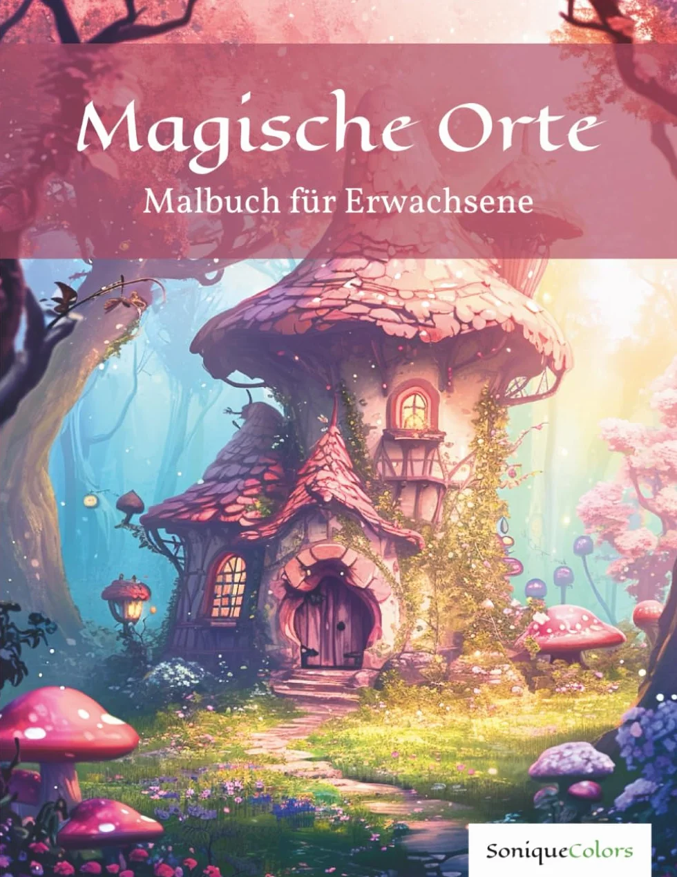 Magische Orte – Malbuch für Erwachsene: 50 traumhafte Motive von bezaubernden Märchenwelten für ein kreatives Ausmalabenteuer und entspannende Stunden voller Fantasie