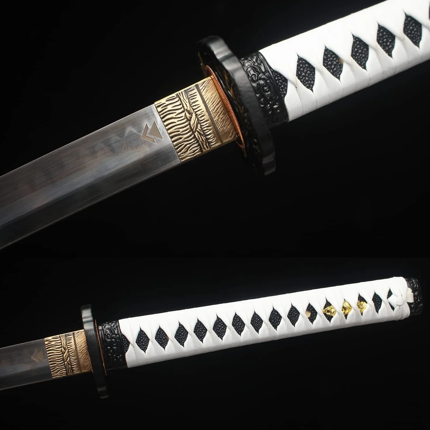 Ghost of Tsushima Cosplay Replika miecza, zestaw prawdziwych mieczy samurajskich, ręcznie kute ostrze T1O