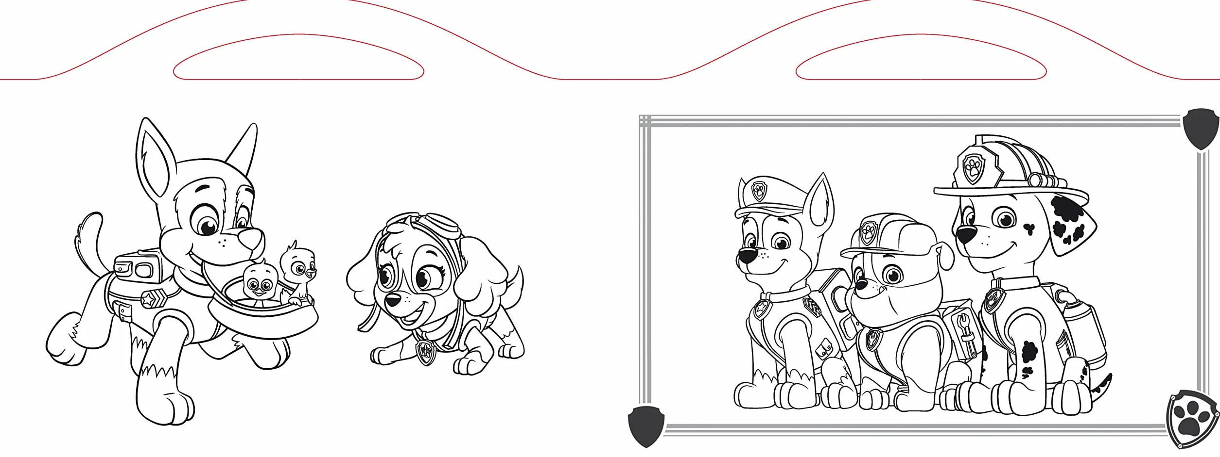 PAW Patrol Malbuch: Mit über 100 Stickern
