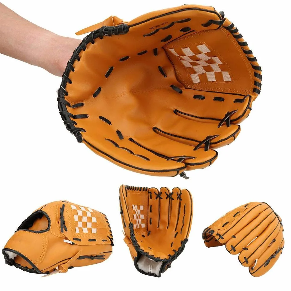 Rękawica baseballowa sport softball łapacz 30 cm brązowa