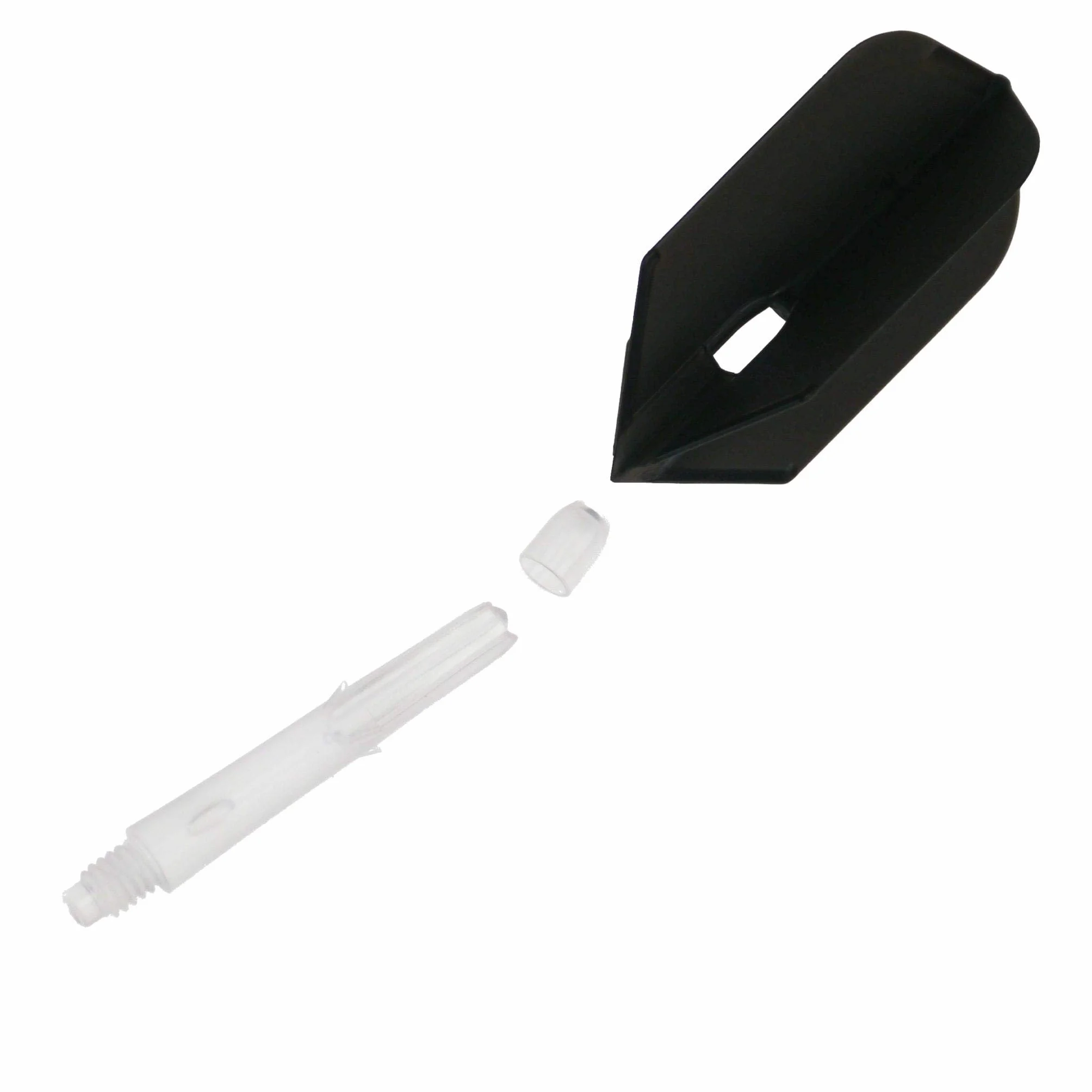 Shafty L-Style L-Shaft Locked Straight Black Extra Short 130