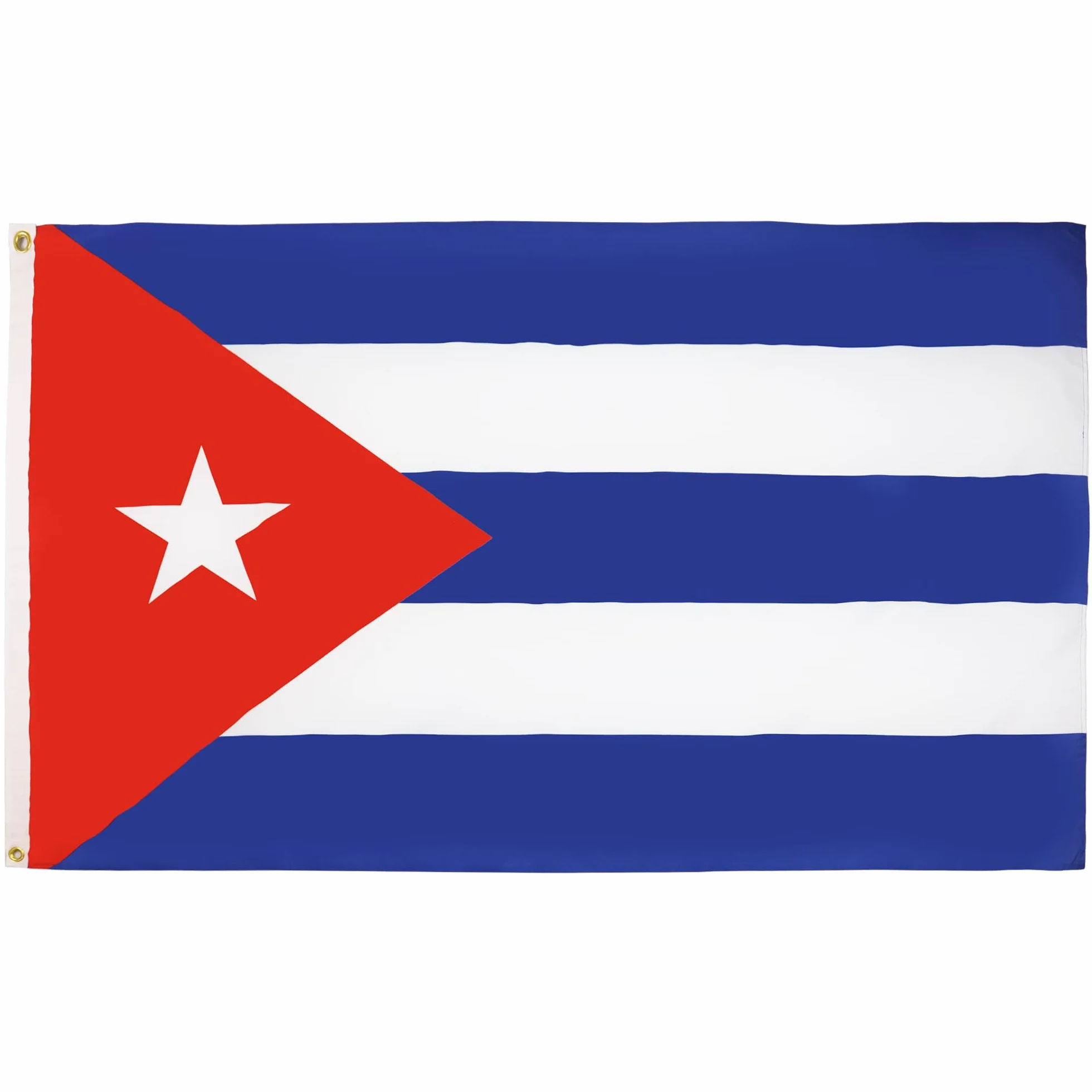 Drapeau Cuba Oeillets 150cm x 90cm