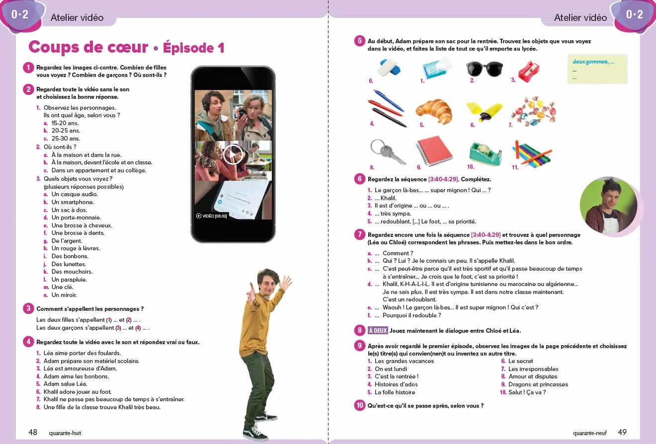 Nouvelle Génération A1 - Livre + Cahier + didierfle.app