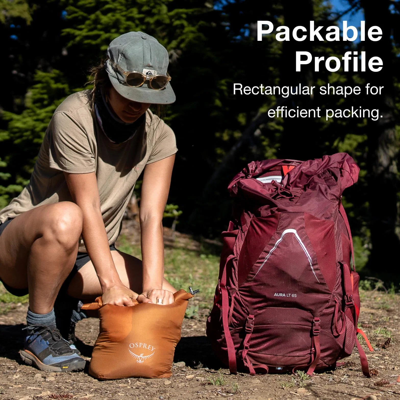 Osprey Light DrySack 12 l worek wodoszczelny pomarańczowy